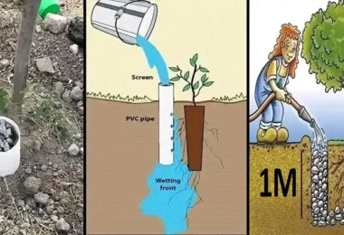 Arrosage Écologique et Efficace : Utiliser des Tuyaux en PVC pour le Soin Optimal des Plantes